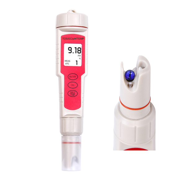 4 in 1, digital meter , PH, EC, TEMP, TDS, water quality tester, IP67 waterprooof