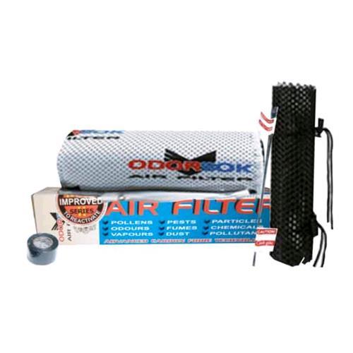 Charcoal filter, lightweight and compact, fabric exhaust fan, carbon filter , 3 sizes *ODOR SOK*