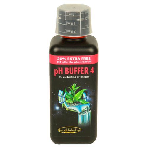 300 Ml , Calibration solution pH 4  , buffer solution *Growth Technology*