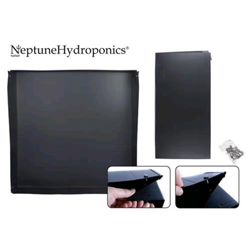 120x120x12 cm, water tray , foldable irrigation tray, polypropylene, Neptune Hydroponics