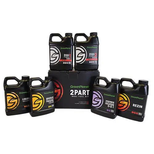 Starter kit, 5 bottles x 500ML, 2-part Dual Fuel, GREEN PLANET 