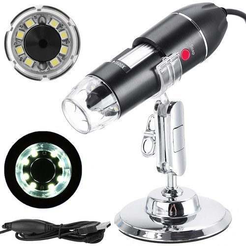 1600 x 2Mpixel, digital microscope, photo, video, USB mobile adapter included