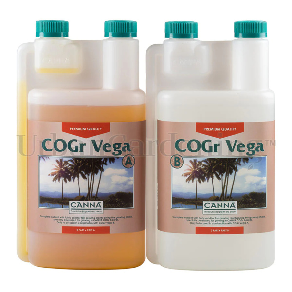 1LT, A+B, grow stage, Cogr Vega, Canna