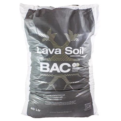 40LT, lava soil , organic substrate, volcanic lava, B.A.C.