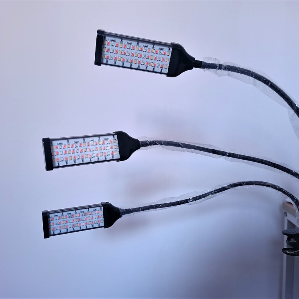 24W, led grow light, full spectrum, foldable with clip, adjustable timer